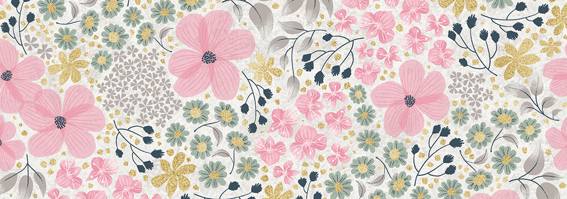 Floral surface pattern design