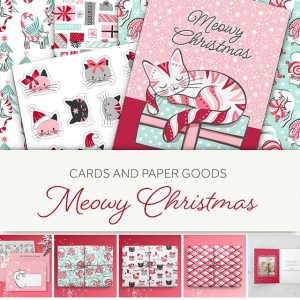 Collection of Giftwraps, Stickers, and Cards
